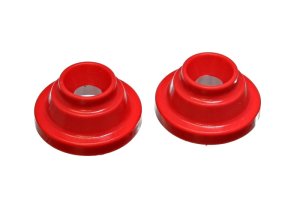 Volkswagen Golf Coil Spring Isolator Set - Rear - Energy Suspension - Hyper-Flex Polyurethane - Red - `99-`06 Volkswagen Golf Coil Spring Isolator Set - Rear - Energy Suspension - Hyper-Flex Polyurethane - Red - `99-`06